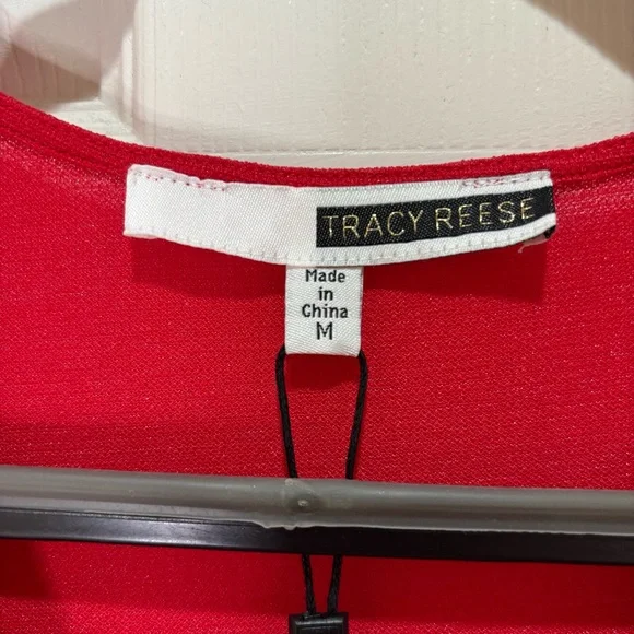 NWT Anthropologie x Tracy Reese Pleated Red Midi Sleeveless Dress | sz M - Picture 7 of 17